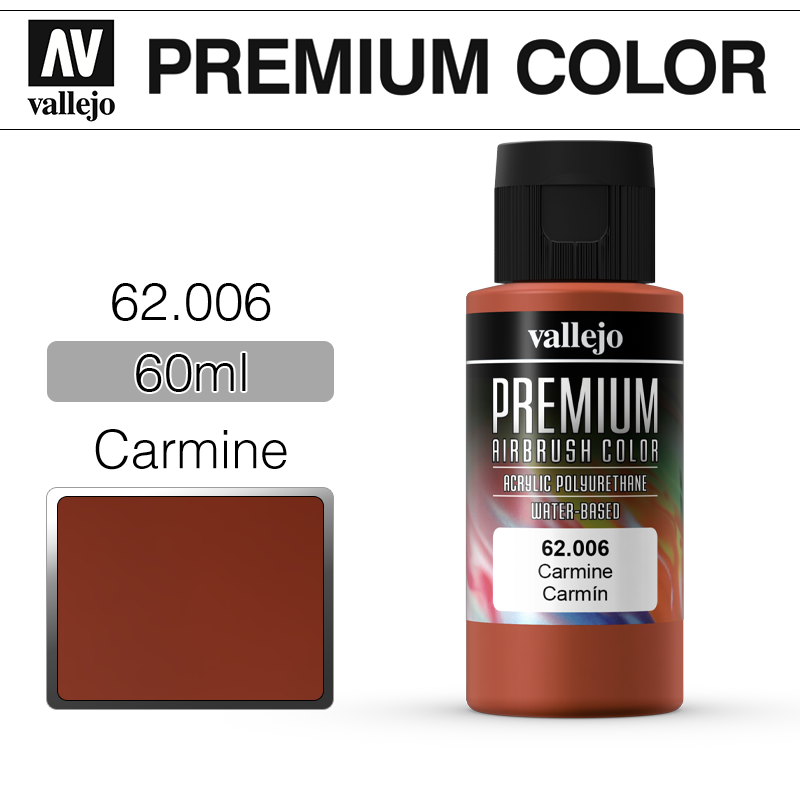 Vallejo Premium Color _ 62006 _ 60ml _ Carmine