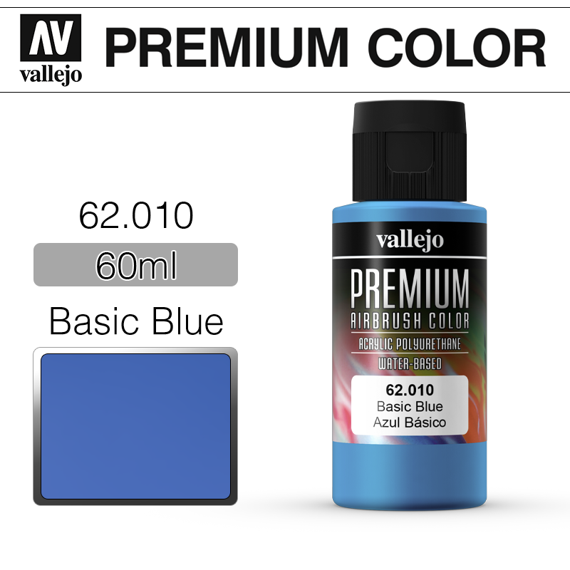 Vallejo Premium Color _ 62010 _ 60ml _ Basic Blue
