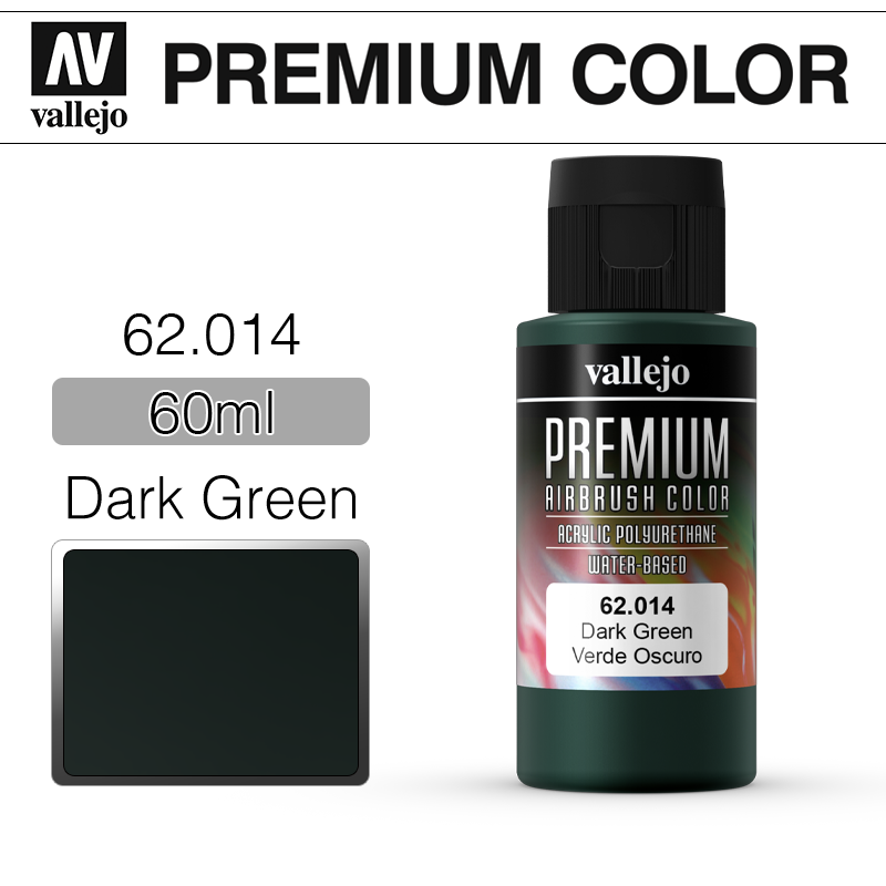 Vallejo Premium Color _ 62014 _ 60ml _ Dark Green