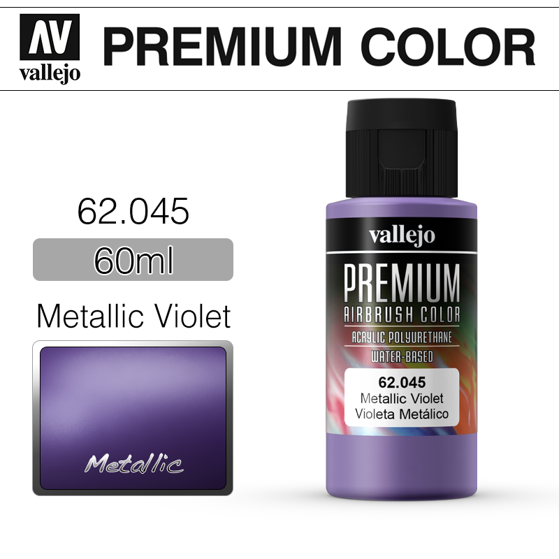 Vallejo Premium Color _ 62045 _ 60ml _ Metallic Violet