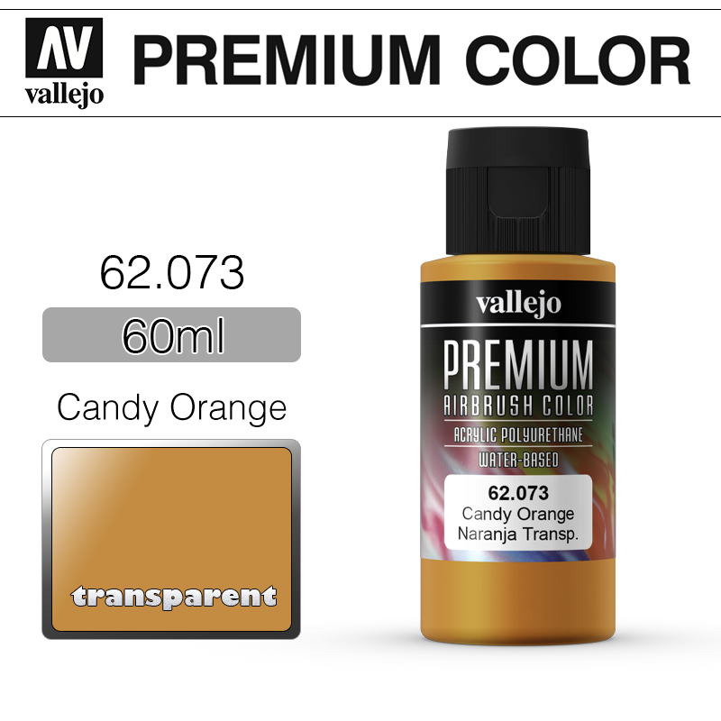 Vallejo Premium Color _ 62073 _ 60ml _ Candy Orange