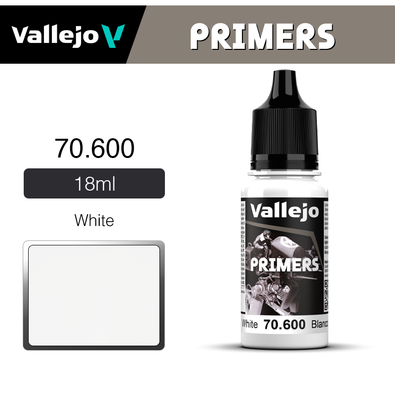 Vallejo Primers _ 70600 _ 18ml _ White
