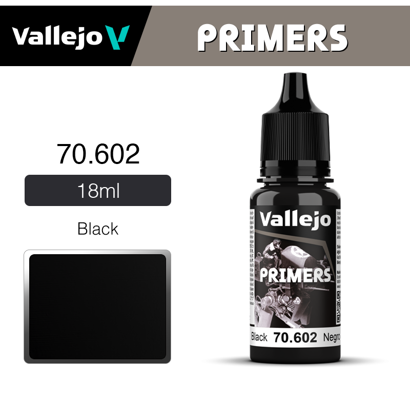 Vallejo Primers _ 70602 _ 18ml _ Black