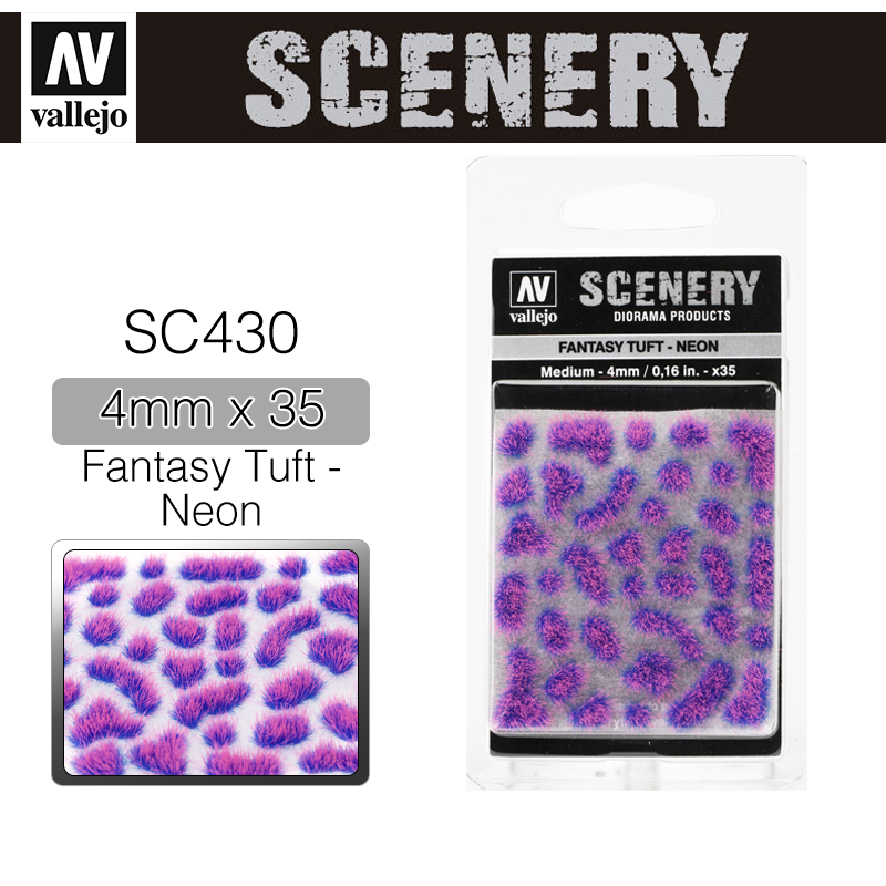 Vallejo Scenery _ SC430 _ Fantasy Tuft - Neon
