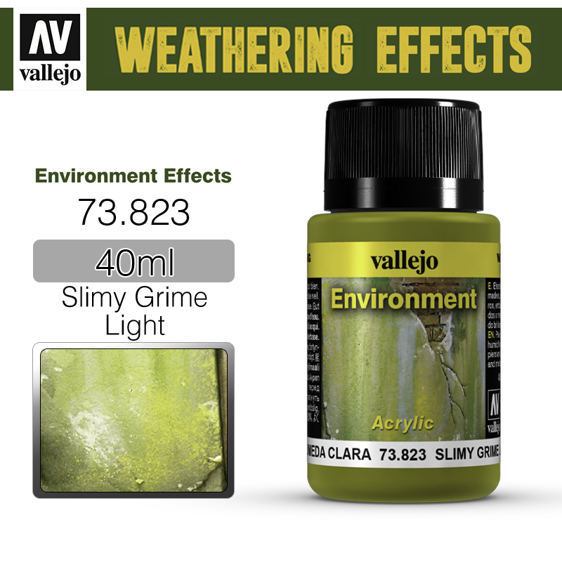 Vallejo Weathering Effects _ 73823 _ Environment _ 40ml _ Slimy Grime Light